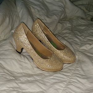 shoe department silver shoes